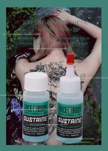 China Anesthetic Sustaine Tattoo Numbing Gel Stable Green Color Anti Allergy wholesale