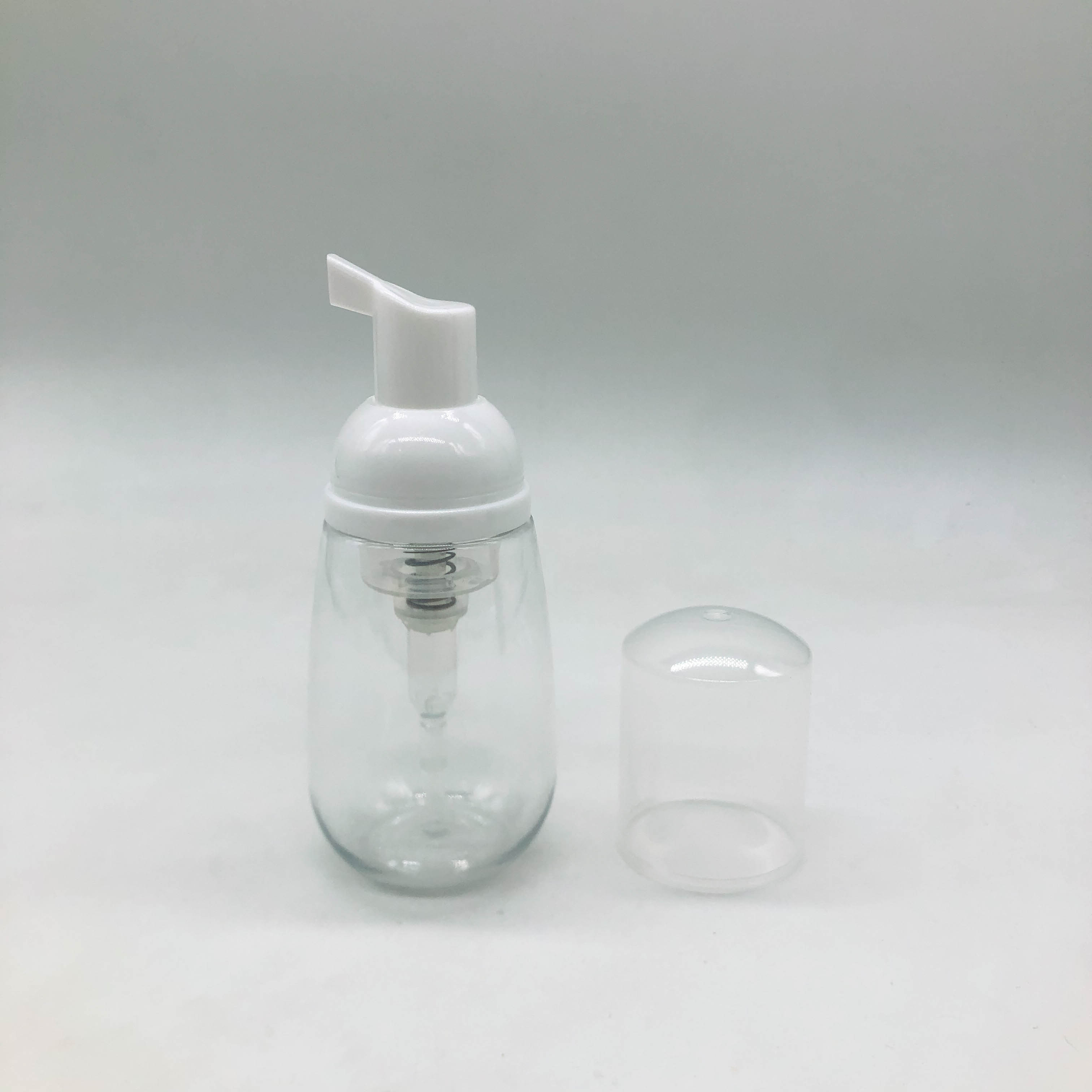 40mL PET Mini Foaming Pump Bottle for SKIN CARE OEM Color/Print PET Facial Cleanser