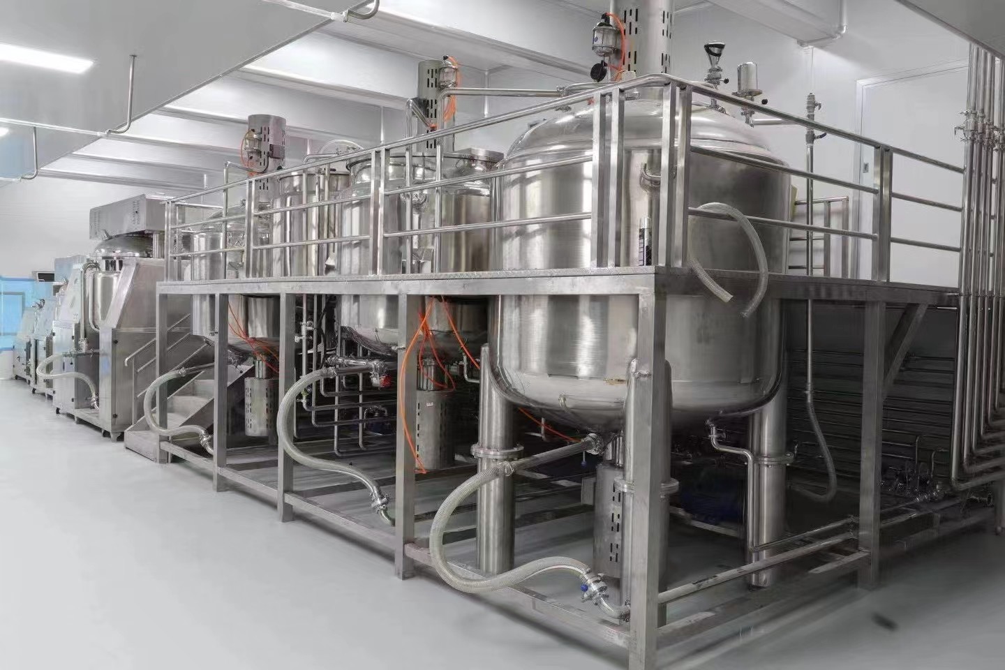 220V / 380V Chemical Production Line Custom Chemical Mixing Tank
