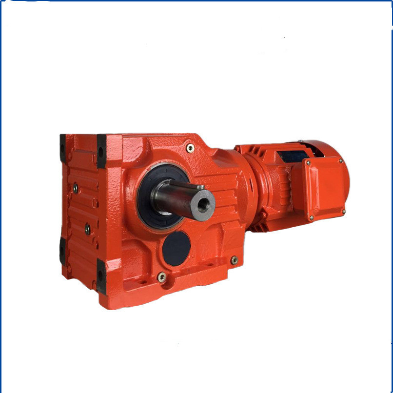 Parallel Single Reduction Helical Gearbox Worm Geared Motor 0.55kw-15kw