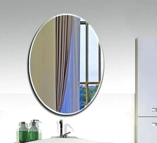 Silver AluminumDecorative Mirror Glass Bathroom Float Beveled Antique Mirror Sheet