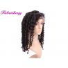 Deep Wave Full Lace Wigs Kinky Curly Human Hair For Black Women for sale