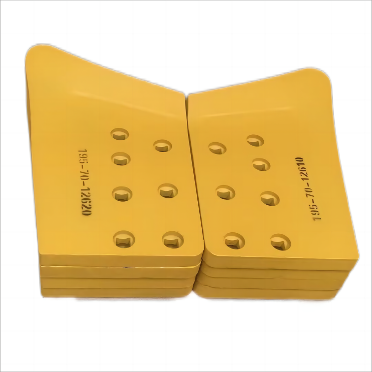 High Hardness Bulldozer Cutting Edges End Bits in Yellow or Black with 30MNB and High Carbon Steel