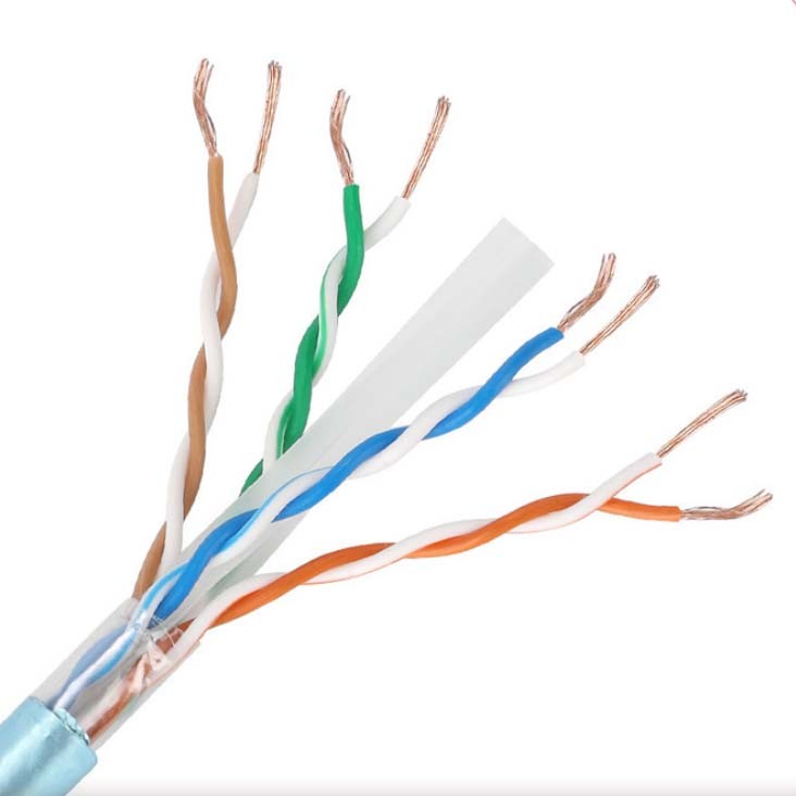 Indoor 4pair FTP Network Lan Cable 23awg 1000ft Pull Box Pass Fluke Test