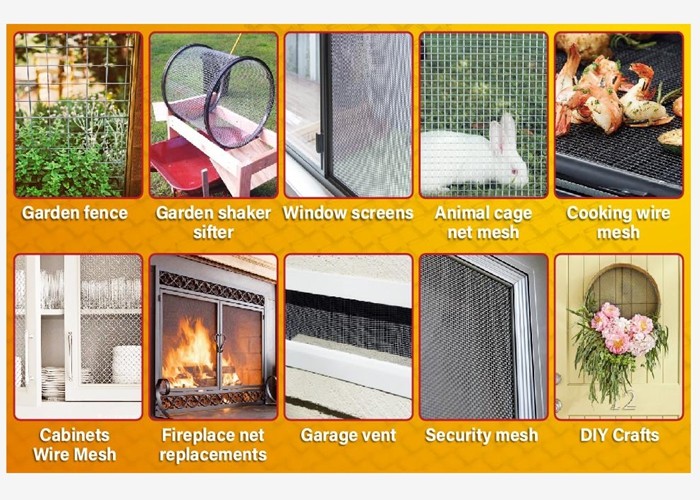 0.5mm-5mm Galvanized Steel Wire Mesh , 1.5m Square Chicken Wire Mesh