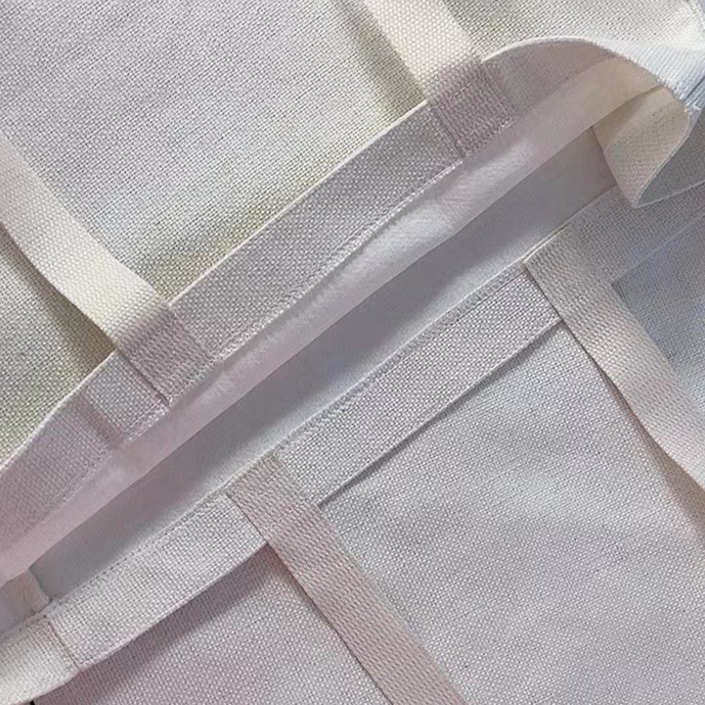 Custom Linen Blank Sublimation Tote Bag For Sublimation Heat Transfer Printing