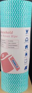 China ISO14001 Wave Line Disposable Kitchen Wipes 35gsm wholesale