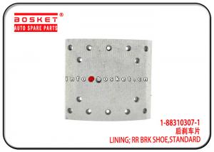China 1-88310307-1 1883103071 Standard Rear Brake Shoe Lining For ISUZU 6WF1 CXZ51K on sale