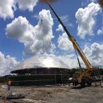 Aluminum Geodesic Dome Roofs Storage Tank Aluminum Dome Roofs for Tanks