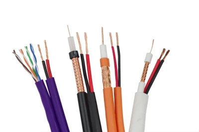 305m RG59 with Power CCTV Camera Rg59 2c Siamese Coaxial Communication Cable Manufacture