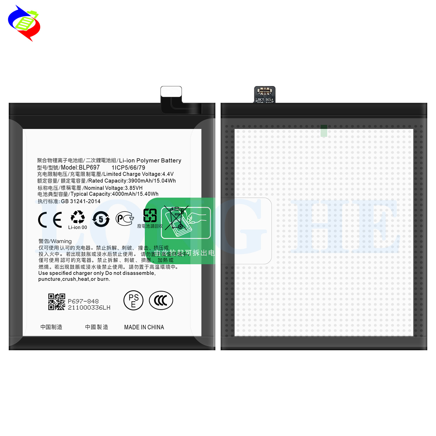 4000mAh BLP697 Li-ion Polymer Battery Original Full Mah for Oppo F11 PRO/F11 Plus