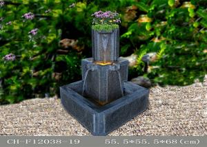 China Fiberglass Outdoor Led Water Fountain Handmade Processing wholesale