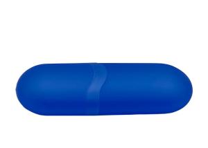 China Capsule Plastic Glasses Case , Custom Logo Eco Friendly Glasses Case wholesale