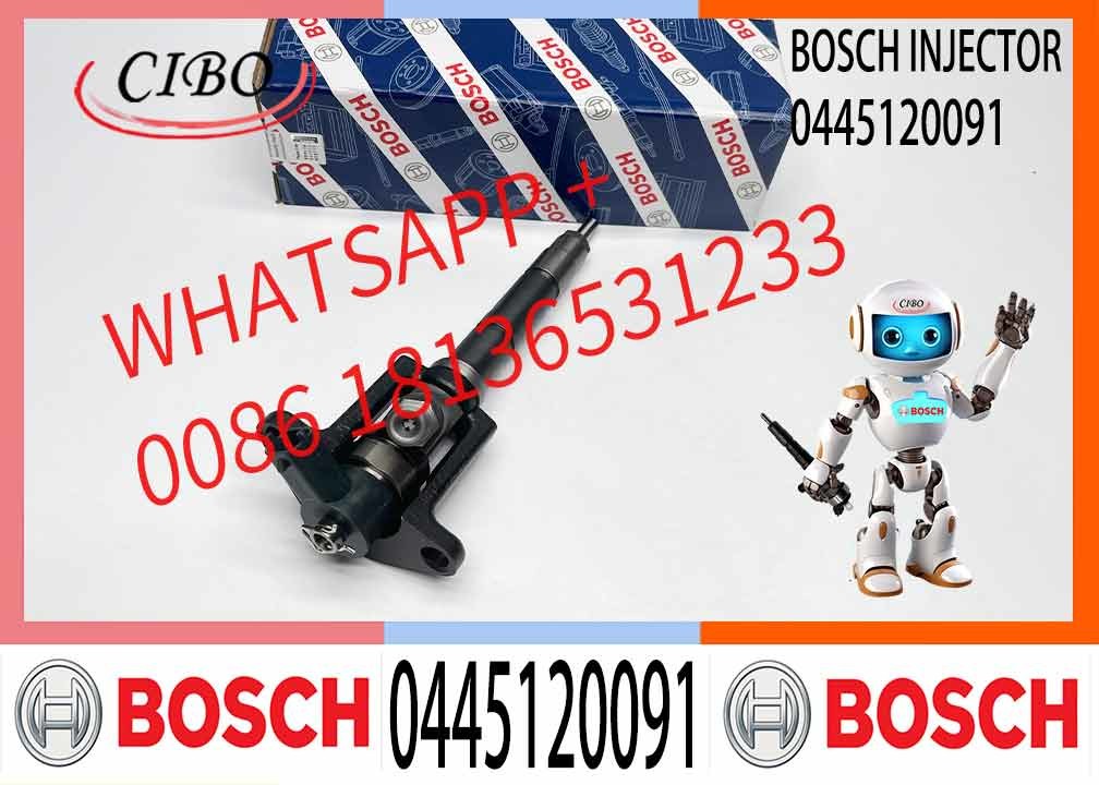 Injector 0445120091 Neutral Common Rail Injector 0 445 120 091 and Diesel Engine Fuel Injection Nozzle 0445 120 091