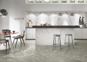 China Marble Look Porcelain Ceramic Tile , Non Slip Porcelain Floor Tiles wholesale