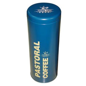 China Round Blue Food Grade Tin Container wholesale