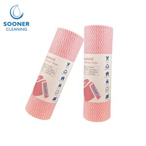 China Reusable Spunlace Non Woven Dry Wipes Cleaning Household Roll wholesale