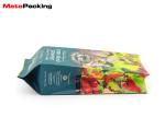 Colorful Printing Custom Coffee Bean Bags , Kraft Paper Coffee Bean Packaging