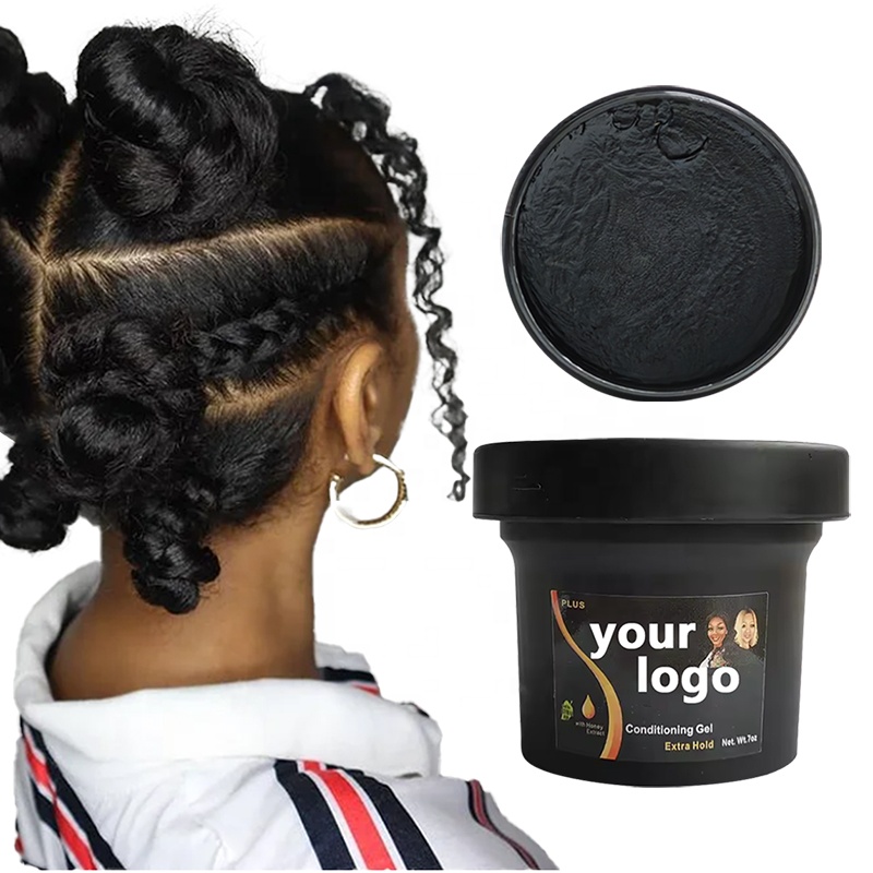 Adults Hair Wax Styling Shine Jam for Women Strong Hold Edge Control Private Label