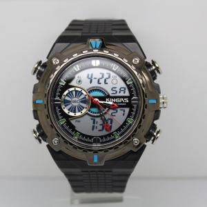 China Analog water proof simple Digital Wrist Watches WITH Plastic band wholesale