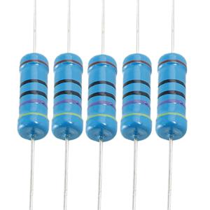China 3 Watt 1% 470 Ohm Through Hole Metal Film Resistors Blue wholesale