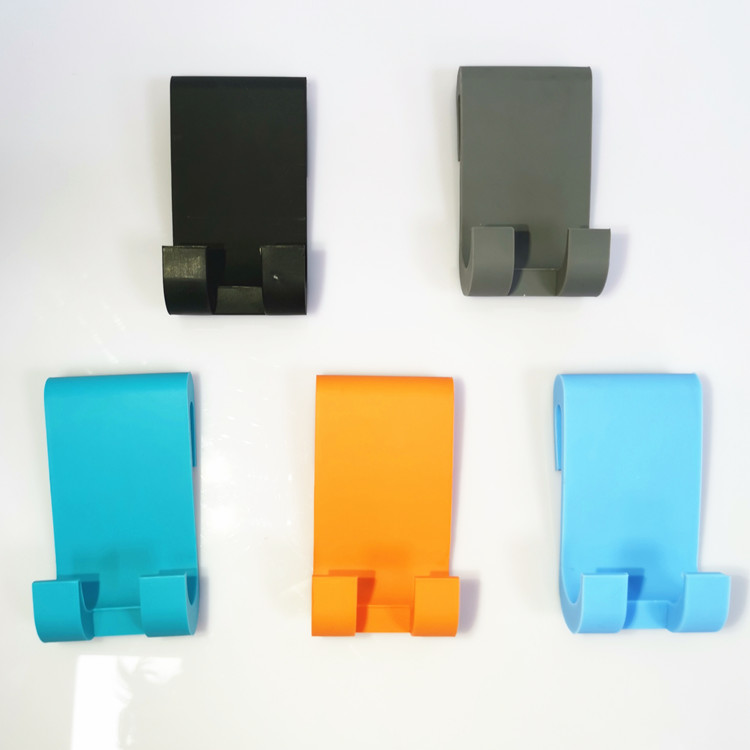 Silicon Rubber No Drilling Required Towel Hook Glass Window Squeegee Hanging Hook