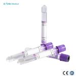 ISO9001 2ml Blood Test Vacuum Tubes Medical EDTA With Lavender Top