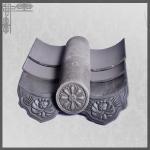 Antique Chinese Roofing Shingles Authentic Terracotta Roof Tile Fireproof