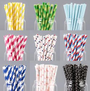 China Individual Packing Drinking Straws Disposable Colorful Custom Food Grade Material wholesale