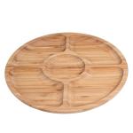 Bamboo wooden serving platter fruit snack tray