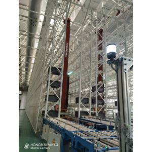 High Speed Electric Powered Stacker Palletizing Robot Stacker Crane Overload