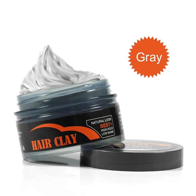 Beard Suitable Hair Modeling Mud for Men High Hold Low Shine Natural Look Silicone-Free