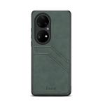Seamless Leather Card Holder Wallet Phone Shockproof Genuine
