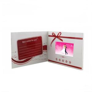 China Rechargeable Video Birthday Cards , Custom Brochure With Video Screen wholesale