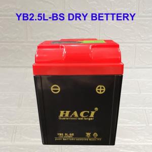 China YB2 Lead Acid Motorcycle Battery Black A Grade Motorcycle Spare Parts wholesale