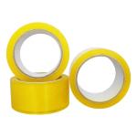 Lemon Yellow Transparent Bopp Tape Yellowish Packing Tape