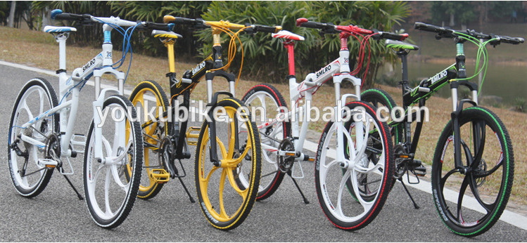 Load 150kg 26" 27 Gear Aluminum Folding Mountain Bike