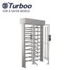 RFID Reader Full Height Turnstile , SUS304 240V Security Turnstile Gate