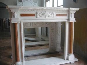China marble fireplace mantel for home decoration wholesale