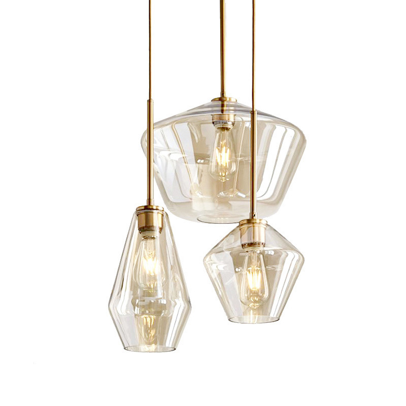 Smoked glass pendant light for indoor Kitchen Dining room Decoration (WH-GP-03)