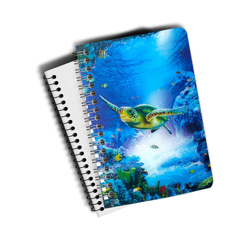 Cartoon Pet Hardcover 3d Lenticular Notebook With Spiral Binding For Student Diary