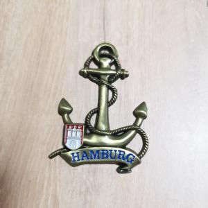 China 3D Anchor Custom Fridge Magnets Zinc Alloy Die Cast Tourist Souvenir Fridge Magnets wholesale