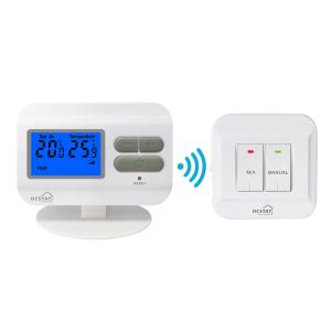China Large LCD 6 A Gas Bolier Digital Wireless Room Thermostat wholesale
