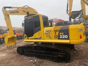 China PC220 Used Komatsu Excavator 23 Tons 1 Cubic Meters For Any Construction Project wholesale