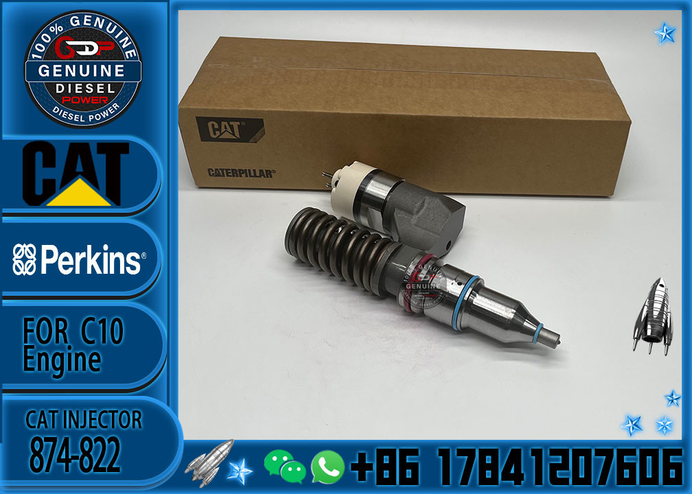 874-822 Diesel Engine Fuel Injector 874-822 For CAT C10 C11 C12 C13 Diesel Engine 3176 3196 Excavator