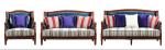Latest European American Design Furniture Living Room Sets Leather Sofa Set
