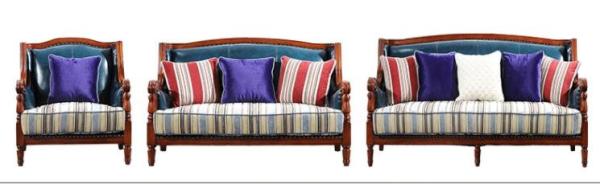 Latest European American Design Furniture Living Room Sets Leather Sofa Set