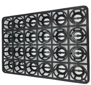 China Injection Mould 24 Holes HDPE Plastic Nursery Tray Pot Carry Tray OEM wholesale