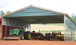 Weather Proof Steel Farm Storage Buildings For Tractor Farming Equipment