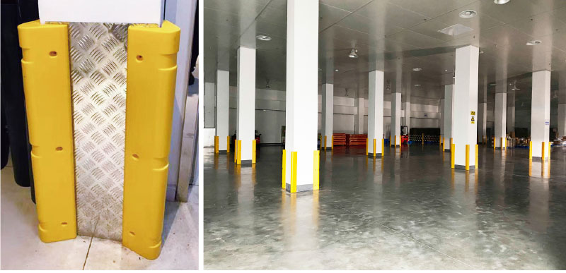 Building column Guard   Anti-Collision Guardrails Warehouse Safety Barrier 